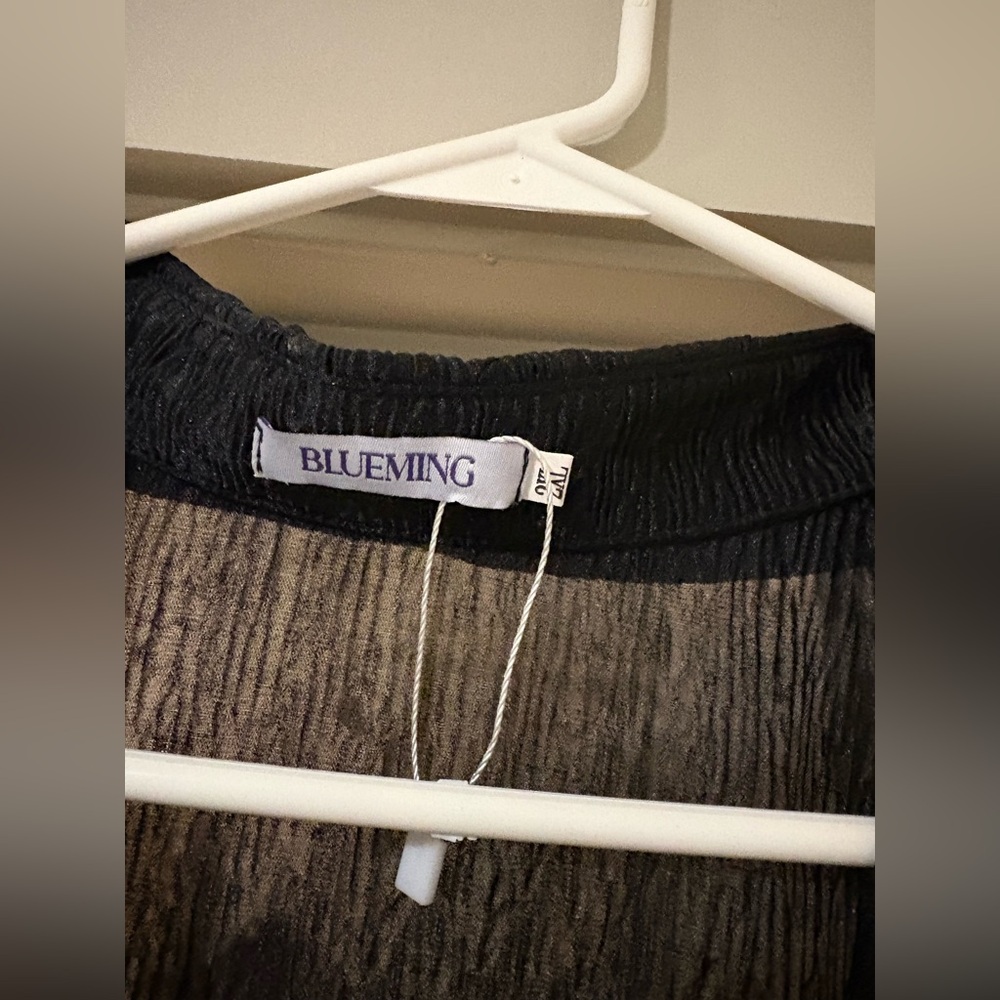 Women’s Black Button-Up Shirt - Picture 2 of 2